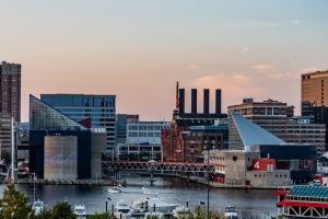 Photo of Baltimore MD Inner Harbor in Evening